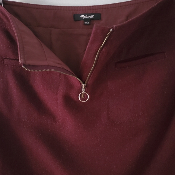 Madewell Fireside Wool Blend Mini Skirt Size 4 - Picture 3 of 7